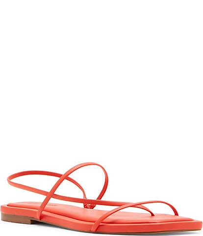 Steve Madden Lynley Strappy Thong Square Toe Sandals