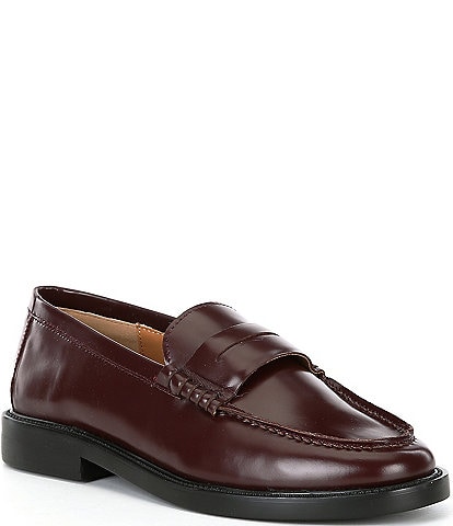 Steve Madden Madison Leather Penny Loafers