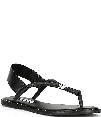 Steve Madden Meduza Leather Thong Slingback Sandals