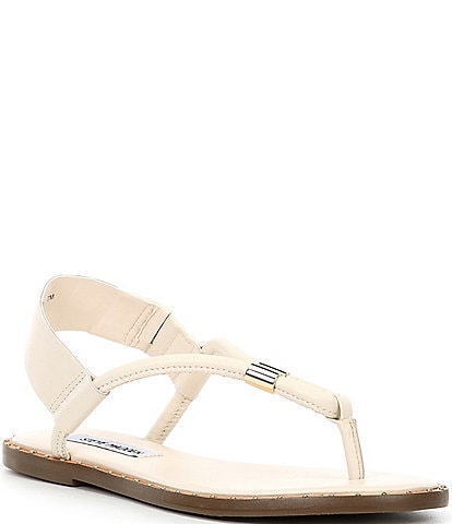 Steve Madden Meduza Leather Thong Slingback Sandals