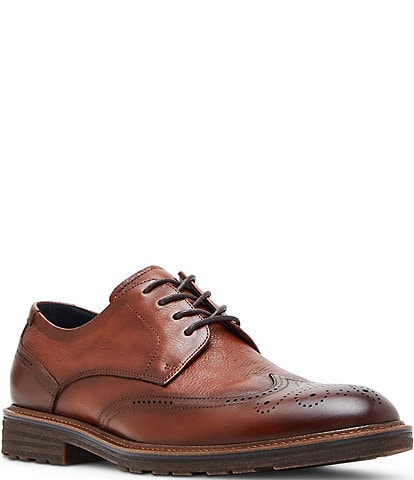 Steve Madden Men's Acari Wingtip Leather Oxfords