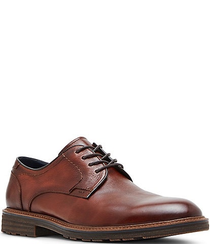 Steve Madden Men's Aeden Leather Lace-Up Oxfords