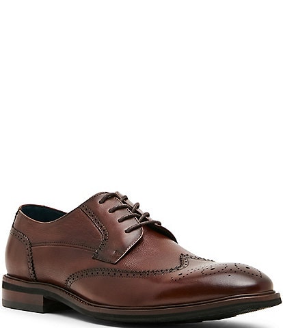 Steve Madden Men's Bayard Wingtip Leather Oxfords