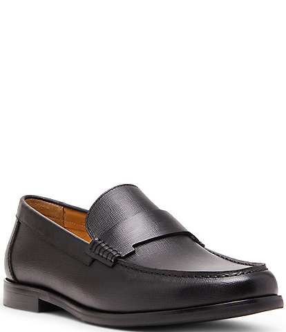 Steve Madden Men's Colver Leather Slip on Loafers