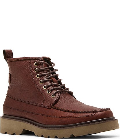 Steve Madden Men's Daviston Lace Up Leather Chukka Boots