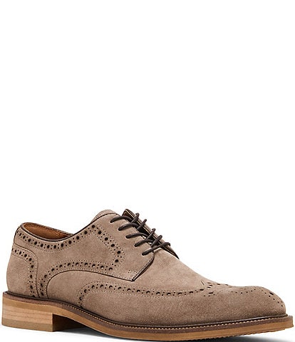 Steve Madden Men's Eckley Wingtip Suede Oxfords