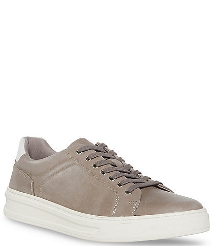 Steve Madden Men's Mecos Leather Lace-Up Sneakers