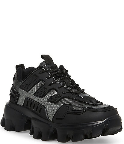 Steve Madden Men's Ponce Lace-Up Chunky Sole Fashion Sneakers