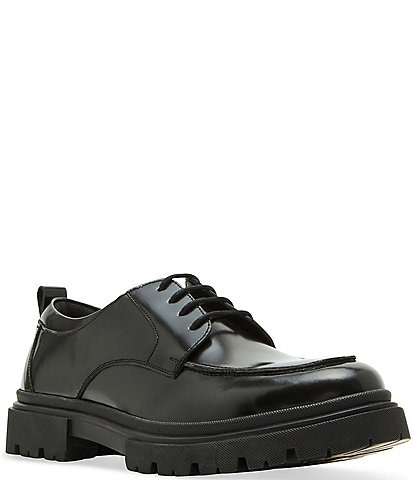 Steve Madden Men's Zuri Leather Lace-Up Oxfords