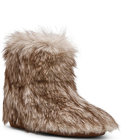 Steve Madden Misty Faux Fur Wedge Booties