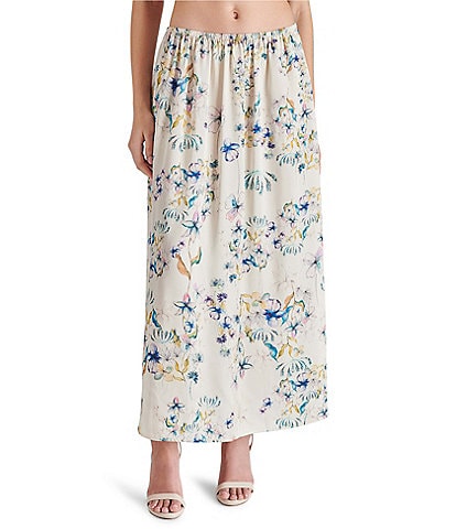 Steve Madden Noemi Floral Print Pull On Coordinating Skirt