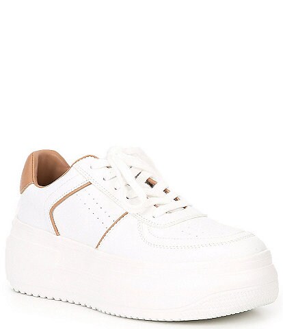 Steve Madden Perrin Lace-Up Retro Platform Sneakers