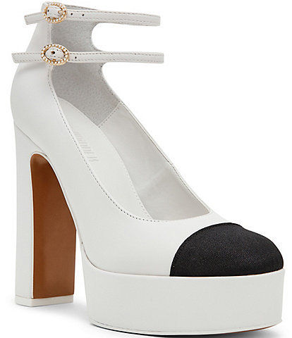 Steve Madden Peyton Leather Mary Jane Platform Pumps