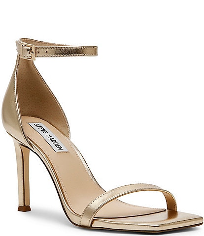 Steve Madden Piked Leather Ankle Strap Dress Sandals