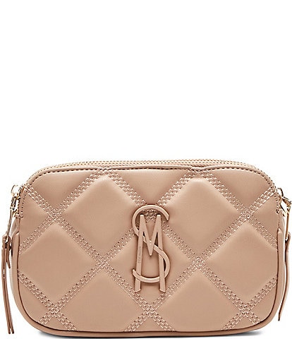 Steve Madden Quilted Nude Crossbody Bag
