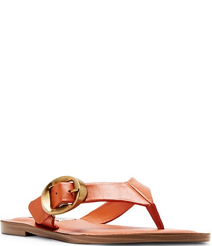 Steve Madden Rays Leather Thong Sandals