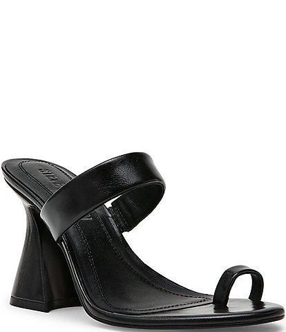Steve Madden Renie Toe Loop Sculptural Heel Dress Sandals