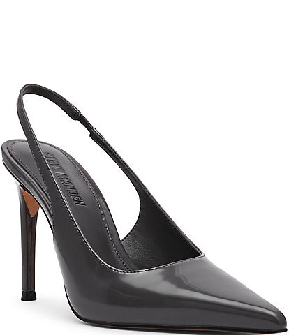 Steve Madden Reyes Box Leather Slingback Pumps
