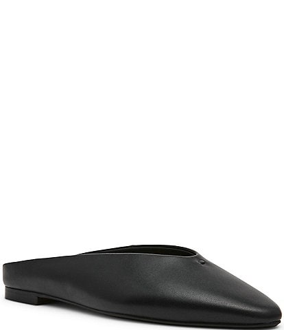 Steve Madden Sherman Leather Flat Mules