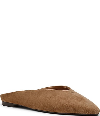 Steve Madden Sherman Suede High Vamp Flat Mules