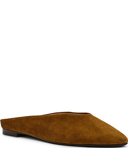 Steve Madden Sherman Suede High Vamp Flat Mules