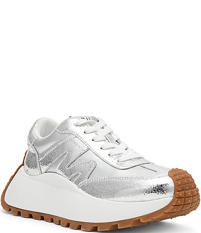 Steve Madden Supercampo Metallic Retro Platform Sneakers