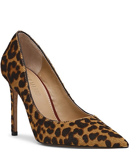 Steve Madden Thrive-L Leopard Print Calf Hair Pumps