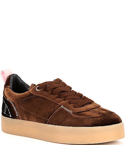 Steve Madden Tucker Velvet Platform Sneakers