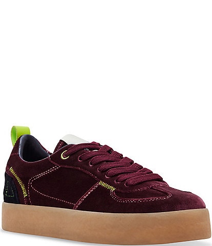 Steve Madden Tucker Velvet Platform Sneakers