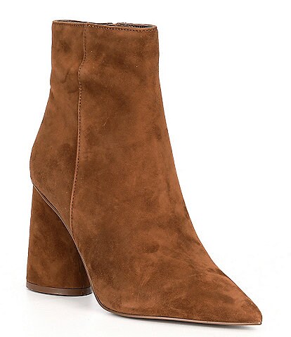 Steve Madden Vallor Suede Pointed Toe Booties
