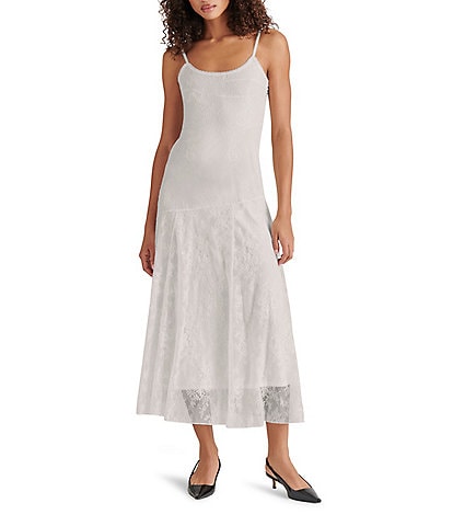 Steve Madden Veera Scoop Neck Sleeveless Lace Maxi Dress