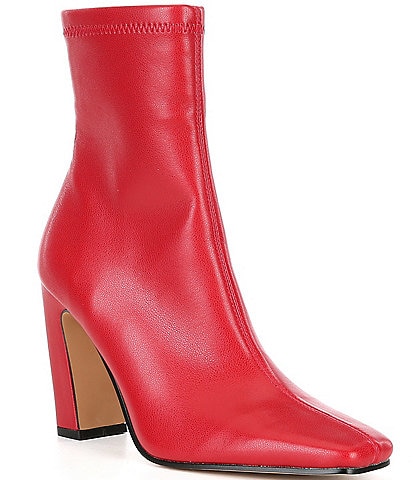 Steve Madden Vinka Block Heel Snip Toe Booties