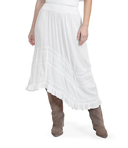 Stevie by Steve Madden Asymmetrical Maxi Skirt