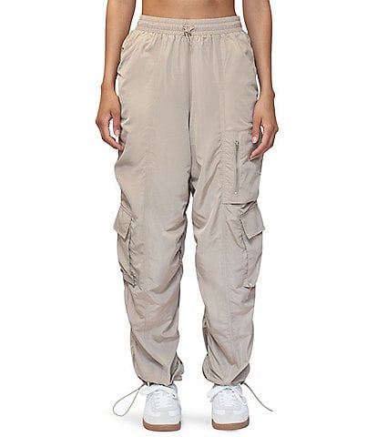 Stevie By Steve Madden Ruched Parachute Pants