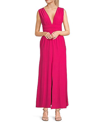 2 Colors Plain V-neck Wrap Maxi Dresses, Gown, Full Sleeves at Rs  2045/piece in Navi Mumbai