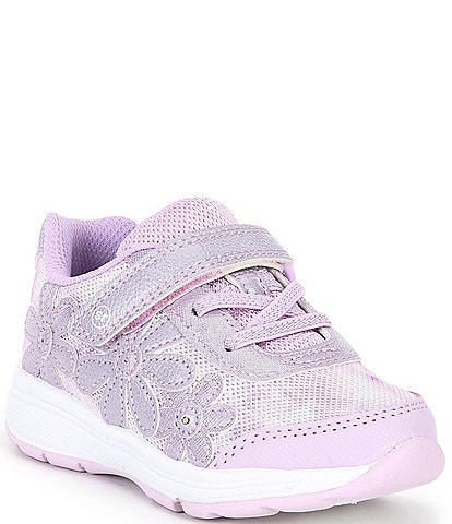 Stride Rite Girls' Light Up Floral Glimmer Sneakers (Toddler)