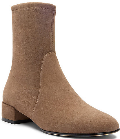 Stuart Weitzman Bacari 25 Suede Booties