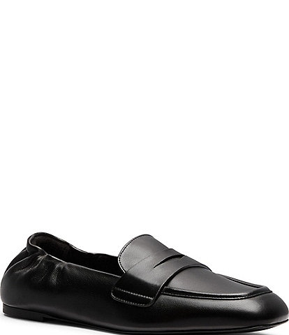 Stuart Weitzman Bryant Leather Penny Loafers
