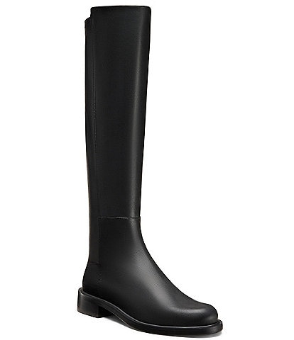 Stuart Weitzman Giselle Leather Knee High Boots