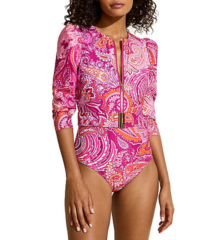 Buy Long Sleeve One Piece Swimsuit Online In India -  India