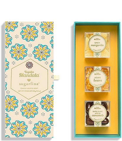 Sugarfina  Tequila Mandala x Sugarfina 3pc Bento Box (Blanco Design)