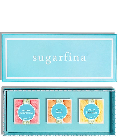 Sugarfina Assorted Tropical Treats 3-Piece Candy Bento Box