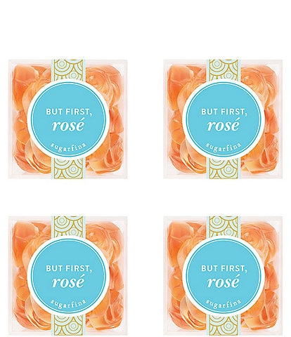 Sugarfina But First Rose (Roses) Candy Small Cube 4-Piece Kit