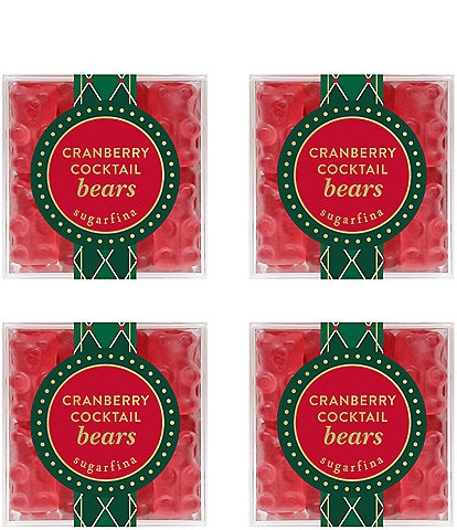 Sugarfina Cranberry Cocktail Bears Small 4pc Kit