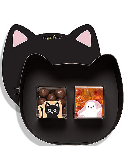 Sugarfina Halloween Black Cat 2-Piece Candy Bento Box