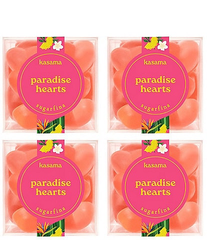Sugarfina Paradise Heart Jellies Cube Kit, Set of 4