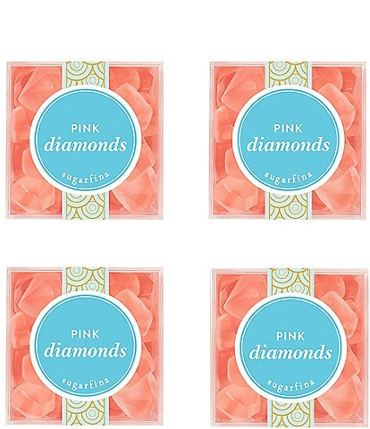 Sugarfina Pink Diamonds Small Cube 4-Piece Kit