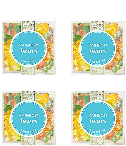 Sugarfina Rainbow Bears Small Cube Kit, 4-Piece Kit