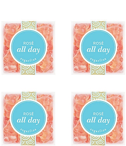 Sugarfina Rose All Day Bears Small 4-Piece Cube Kit