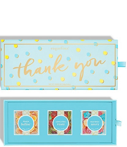 Sugarfina Thank You- 3-Piece Candy Bento Box